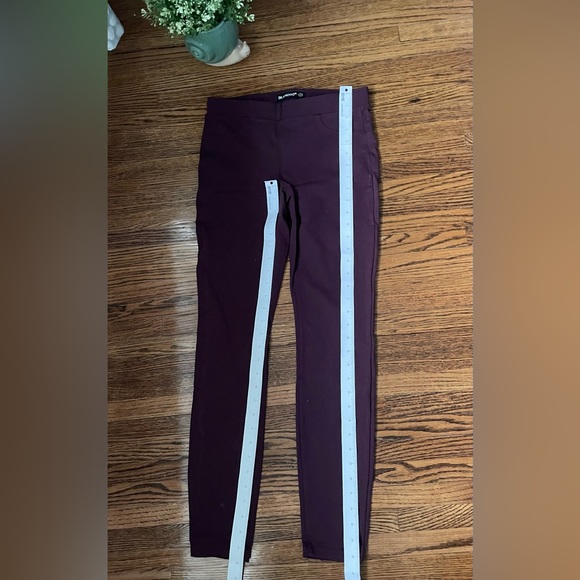 Anthropologie Blanknyc pull on Ponte skinny pant maroon 26 - Picture 2 of 2